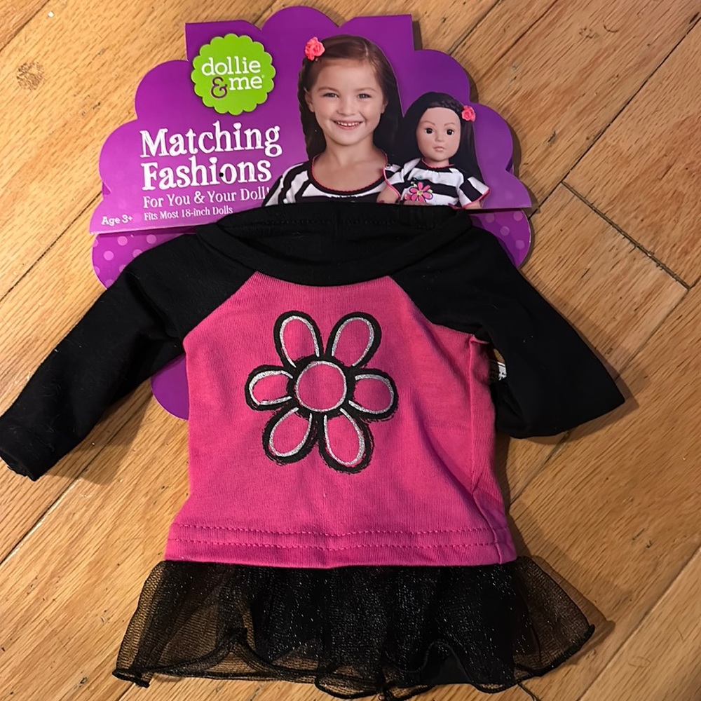 Dollie & Me Tunic and Leggings for most 18-inch Dolls…doll outfit only